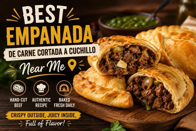 Best Empanada De Carne Cortada a Cuchillo Near Me