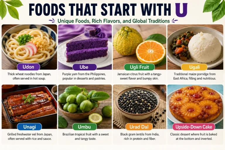 Foods That Start With U