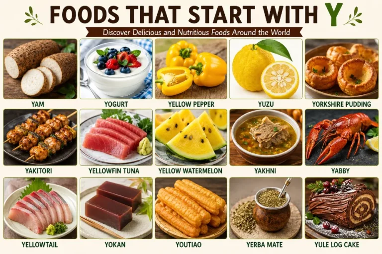 Foods That Start With Y