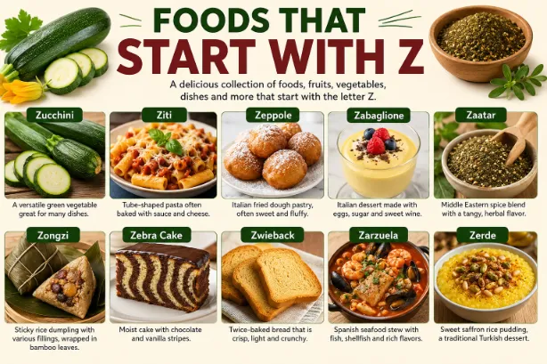 Foods That Start With Z